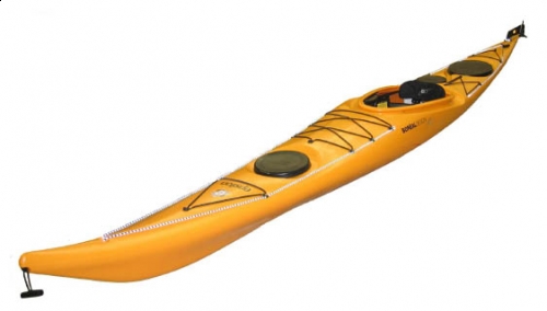 Single sea kayak in the Blekinge Archipelago