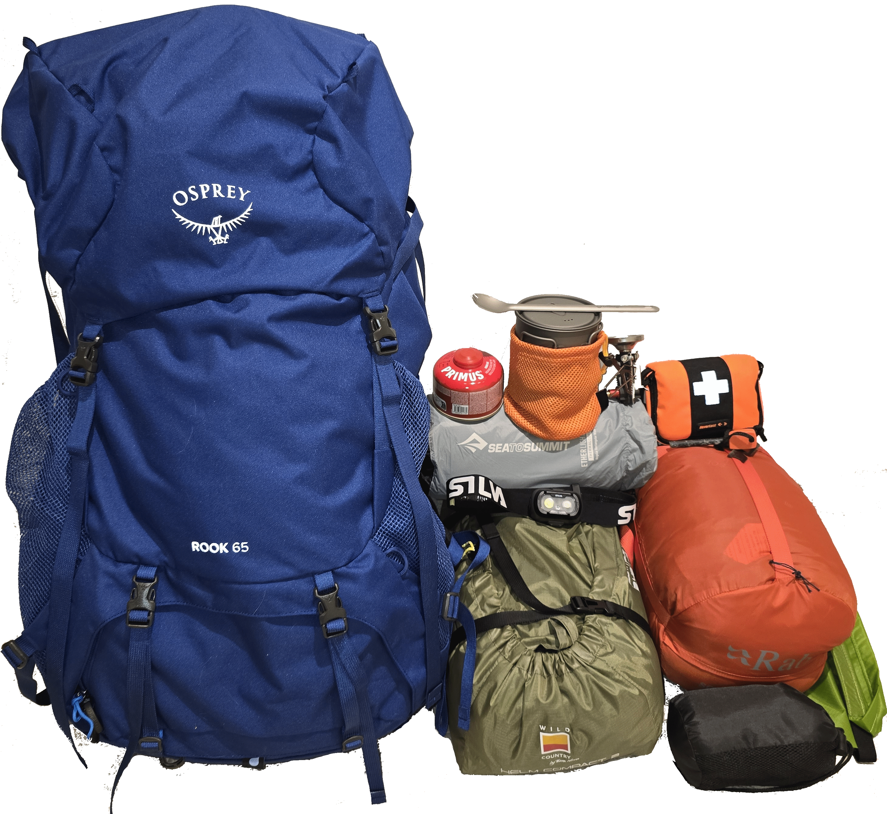 All equipment in a solo package