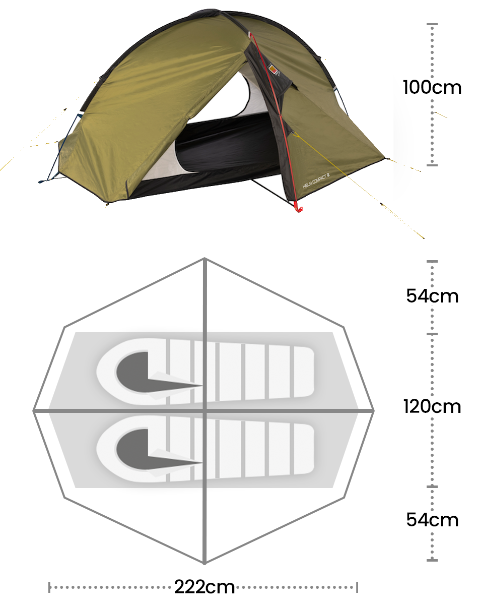 Wildcountry Helm Compact 2 tent